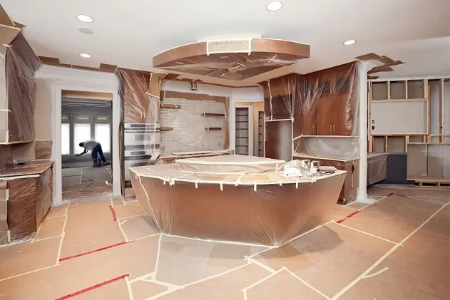 painter and decorator kitchen sheeting